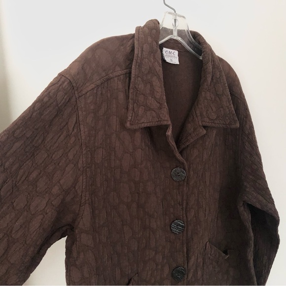 Color Me Cotton CMC Two Pocket Button Front Jacket XL - Picture 5 of 8